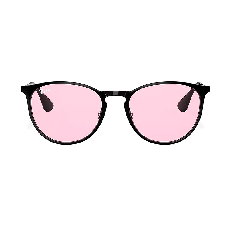 Lentes de Sol Ray Ban Erika Metal RB3539 002/Q3 Negro Lunas Rosa 3