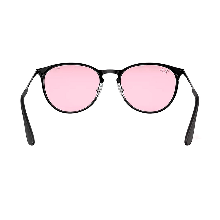 Lentes de Sol Ray Ban Erika Metal RB3539 002/Q3 Negro Lunas Rosa 4