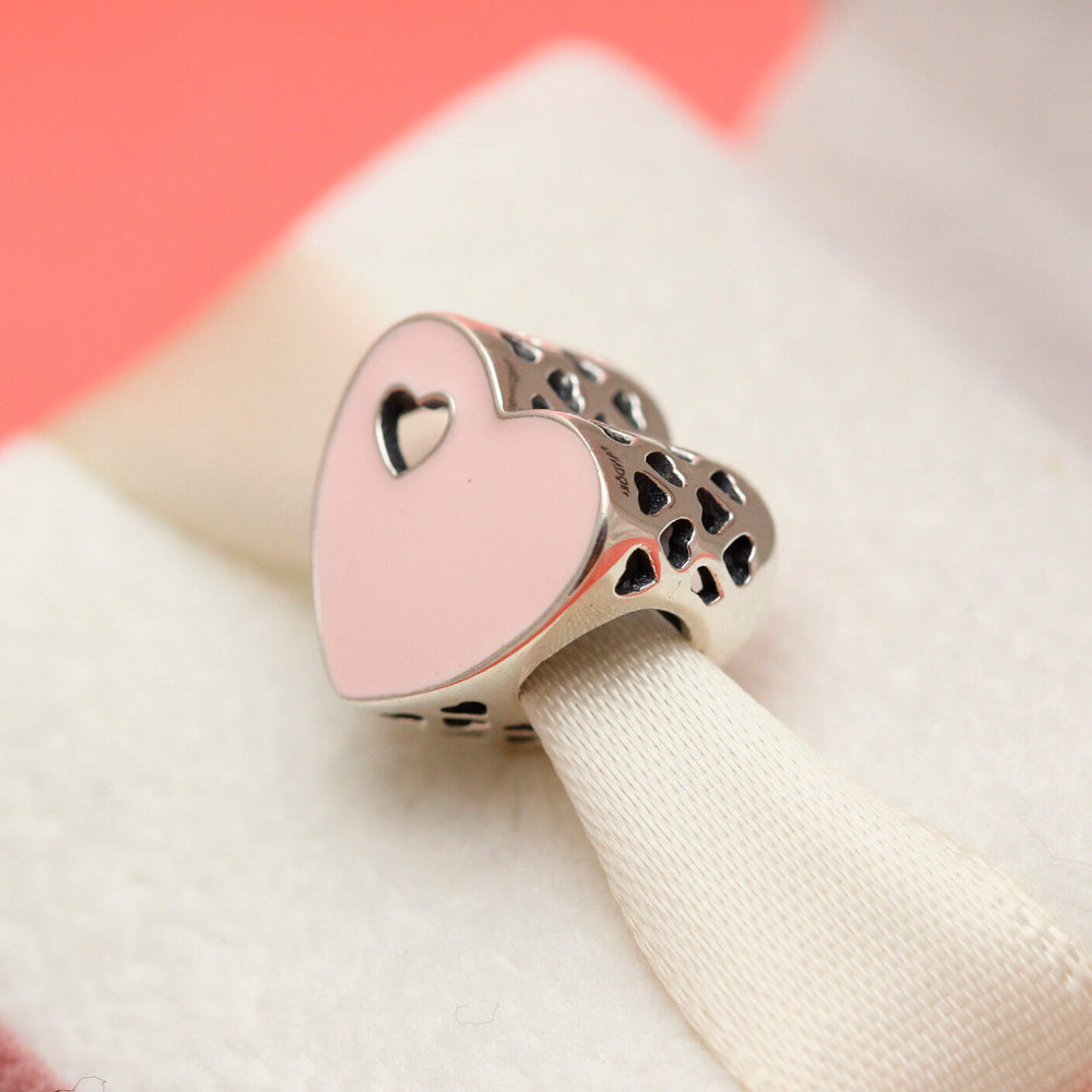 Charm Dije Pandora Original para Mujer 791812EN40 Dulce Corazon Plata s925 4