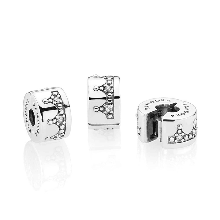 Clip Pandora Original para Mujer 797634CZ Corona Radiante Plata s925 4