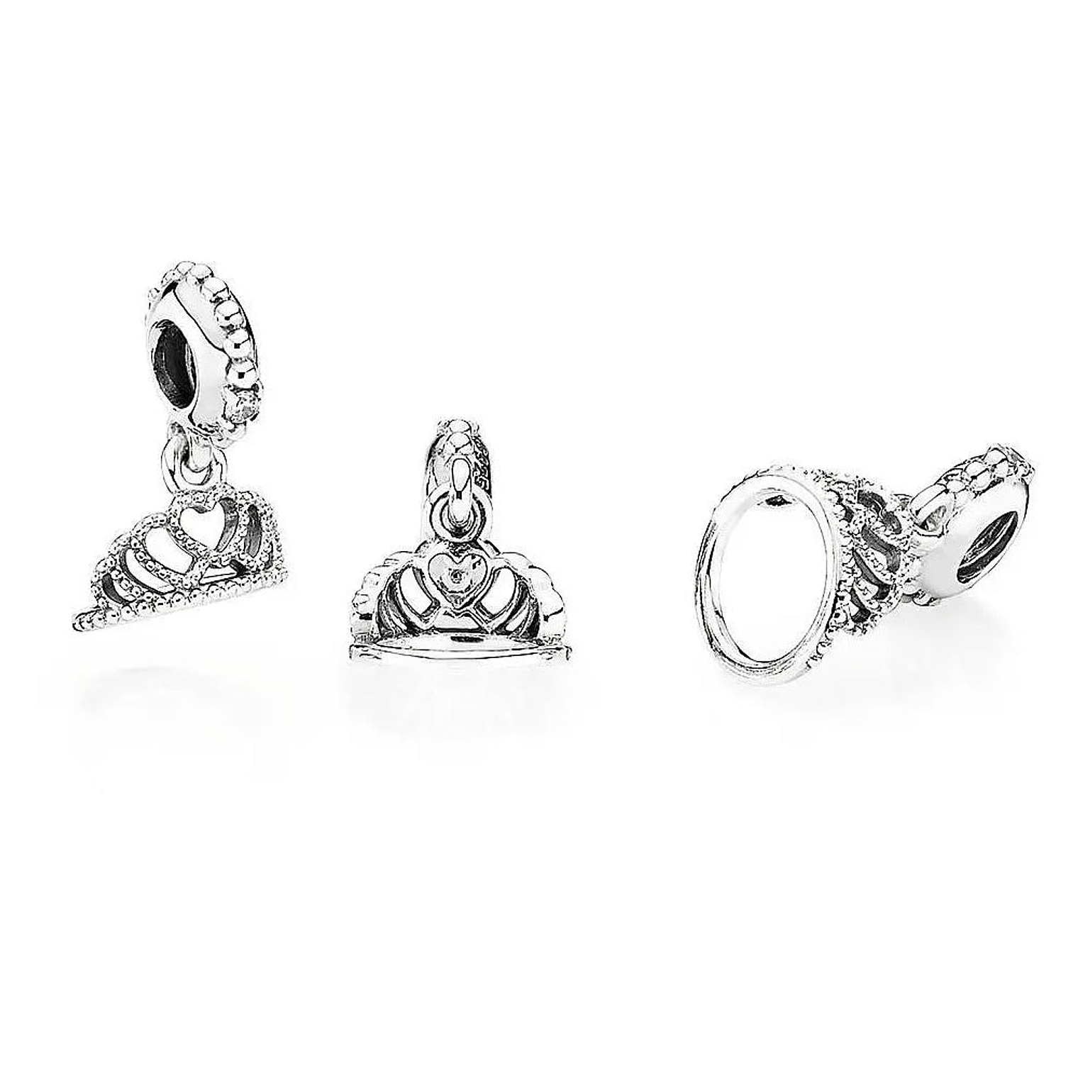 Charm Colgante Pandora Original para Mujer 791738CZ Pave Heart Sterling With Red s925 3