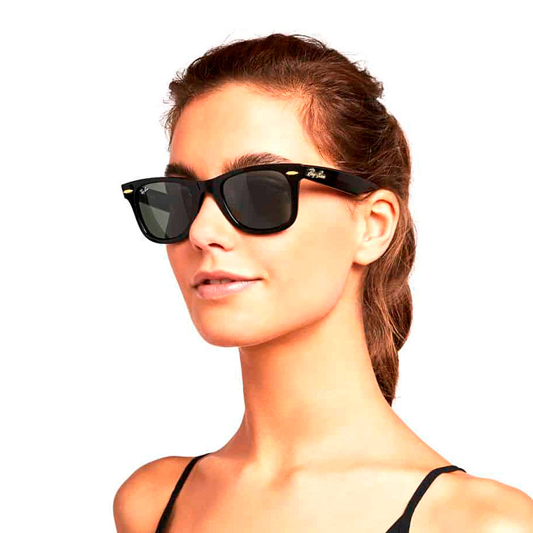 Lentes de Sol Ray Ban Wayfarer RB2140 901/R5 Color Azul Talla 50mm 5