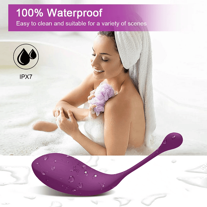 Vibrador Inalambrico con control remoto Tluda TD001 En Silicona Medica 6