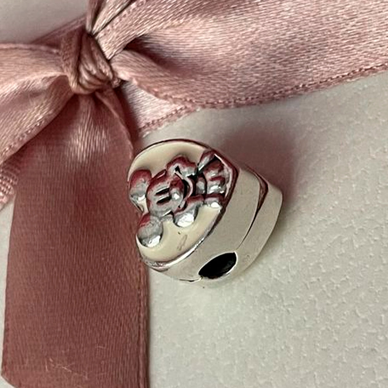 Clip Pandora Original para Mujer 797169EN12 Abalorio Corazón de Mickey Plata S925 5