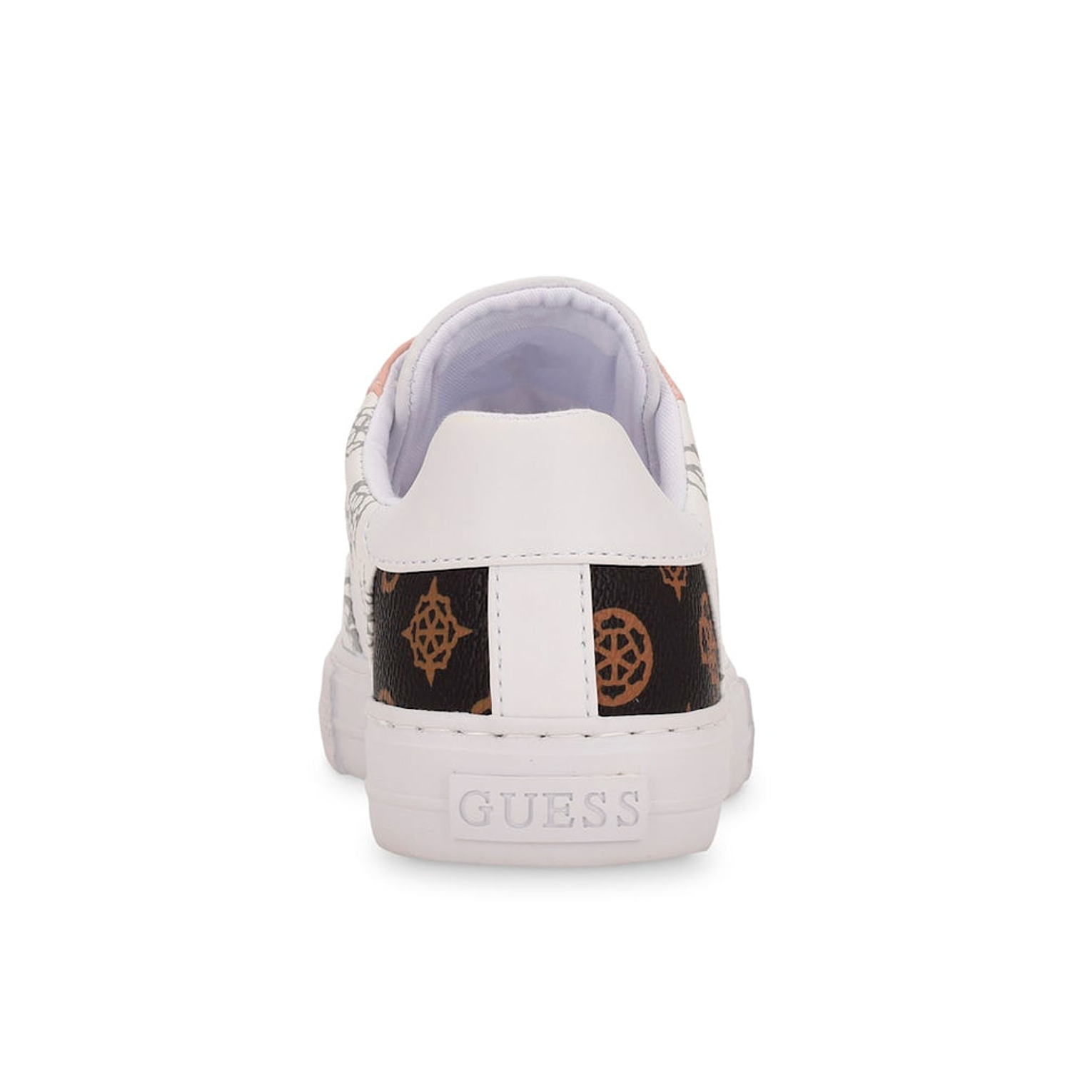 Zapatillas Guess Loven Light Pink Original Color Blanco con Detalles  5