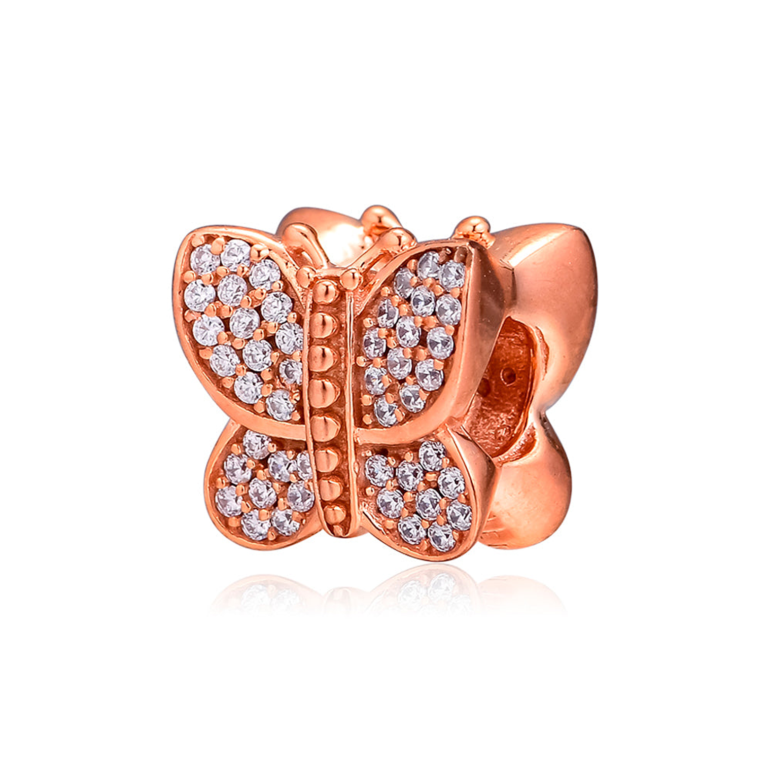 Charm Dije Pandora Original para Mujer 781257CZ Mariposa Brillante Plata s925 4