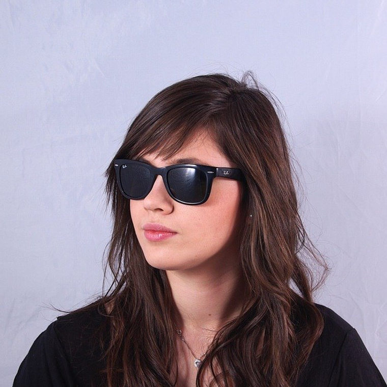 Lentes de Sol Ray Ban Wayfarer Fold RB4105 601 Color Negro Talla 50mm 6