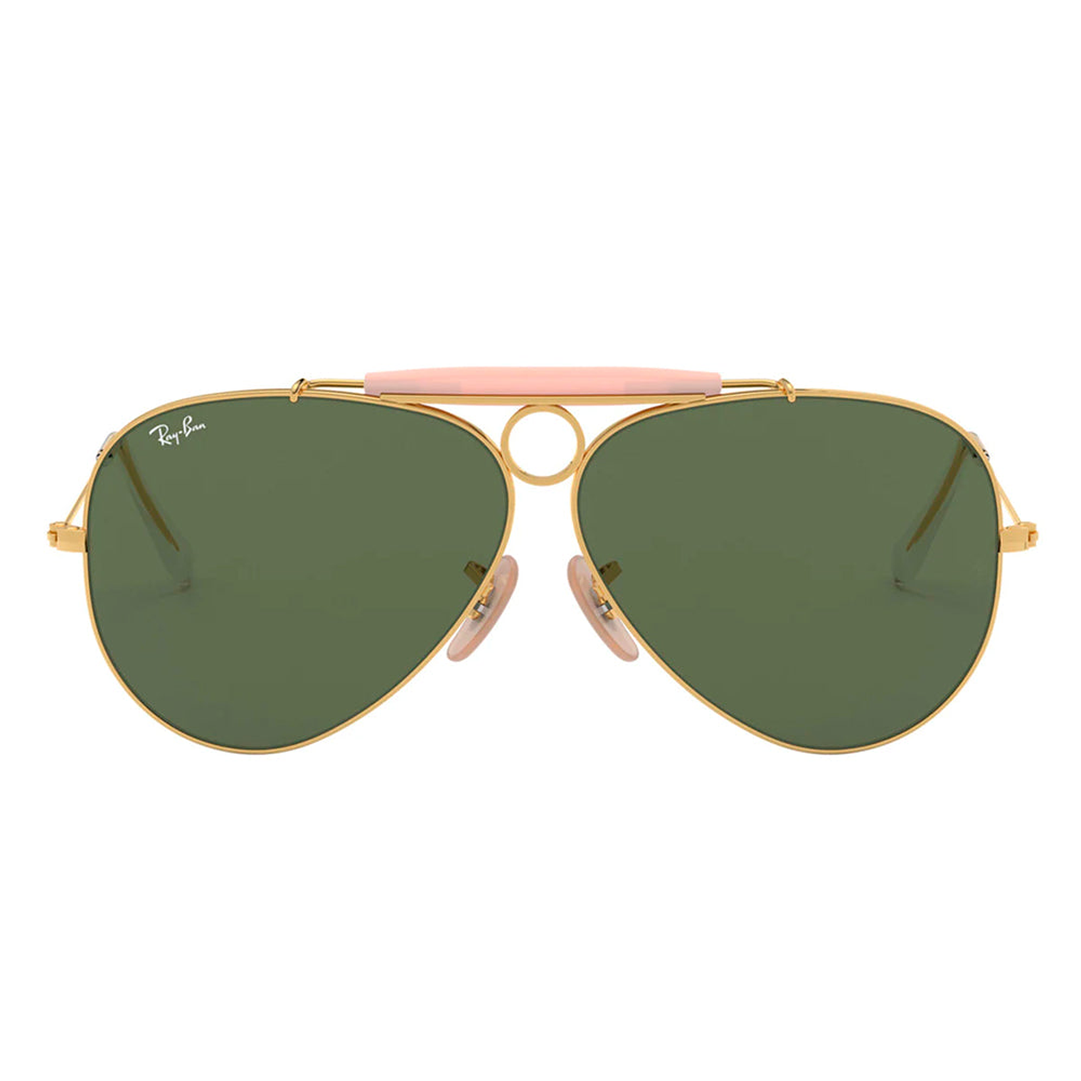 Lentes de Sol Ray Ban Shooter RB3138 001 Color Dorado Talla 58mm 3