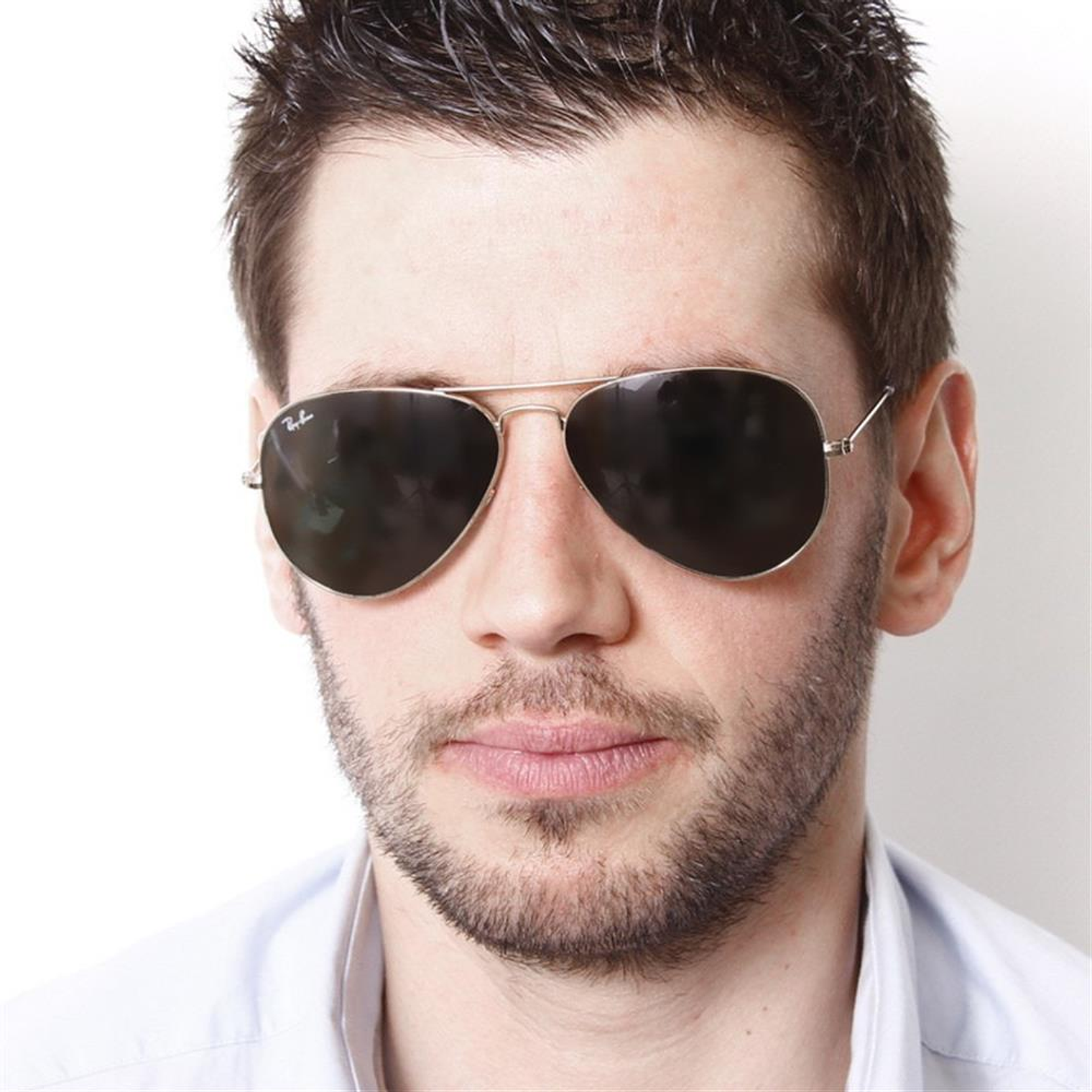 Lentes de Sol Ray Ban Aviador RB3026 L2846 Color Dorado Talla 62mm 4