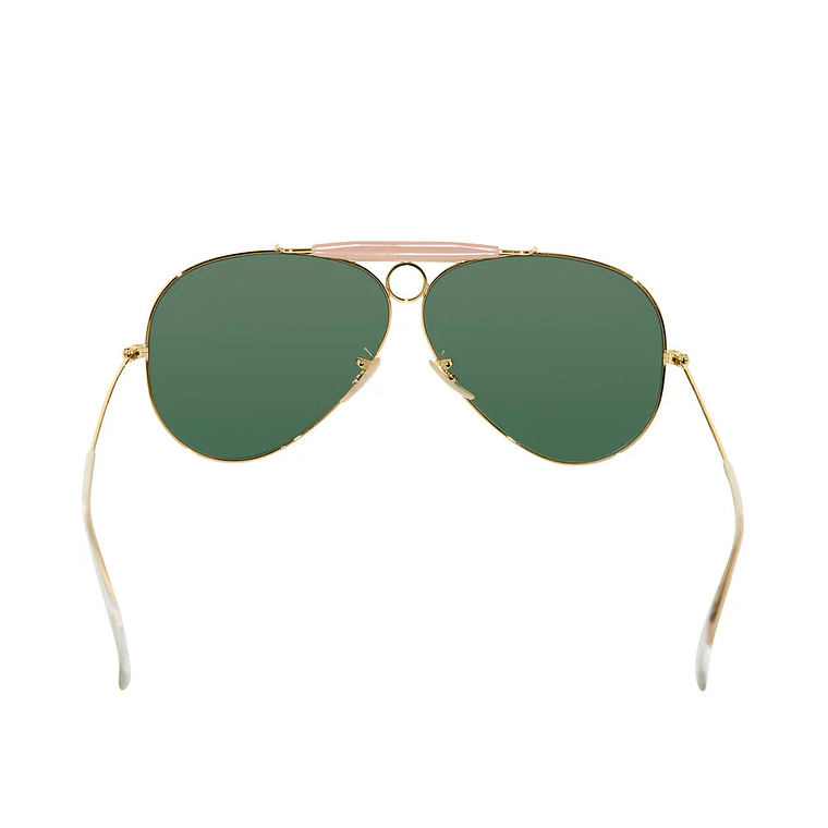 Lentes de Sol Ray Ban Shooter RB3138 001 Color Dorado Talla 58mm 4