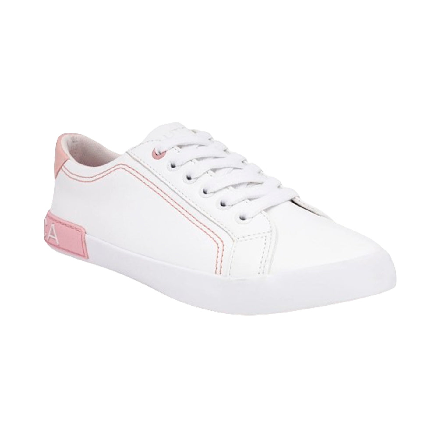 Zapatillas Nautica KW2526 Logo Lace-Up Original Color Blanco y Rosado Unisex 7