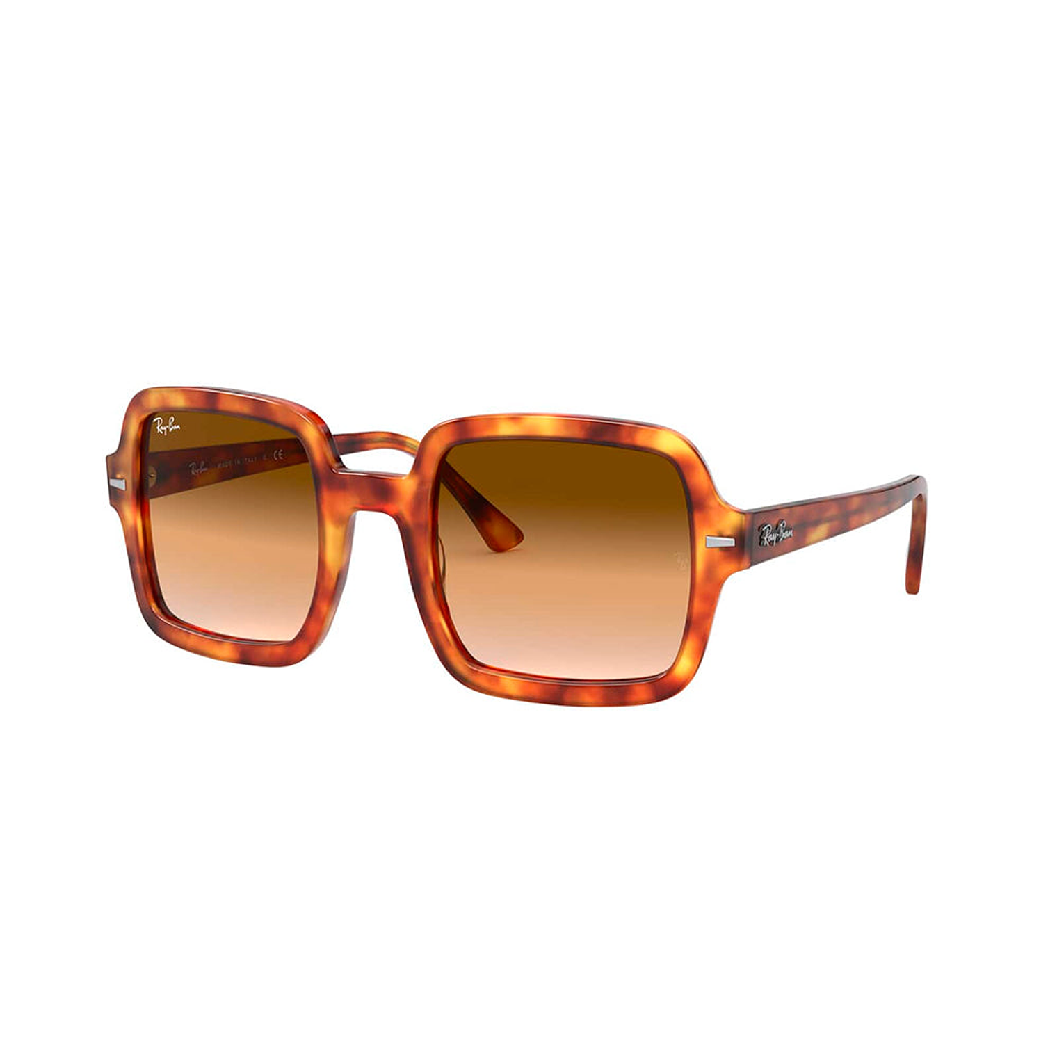 Lentes de Sol Ray Ban Square Ladies RB2188 1300/51 Color Habana Talla 53mm 1