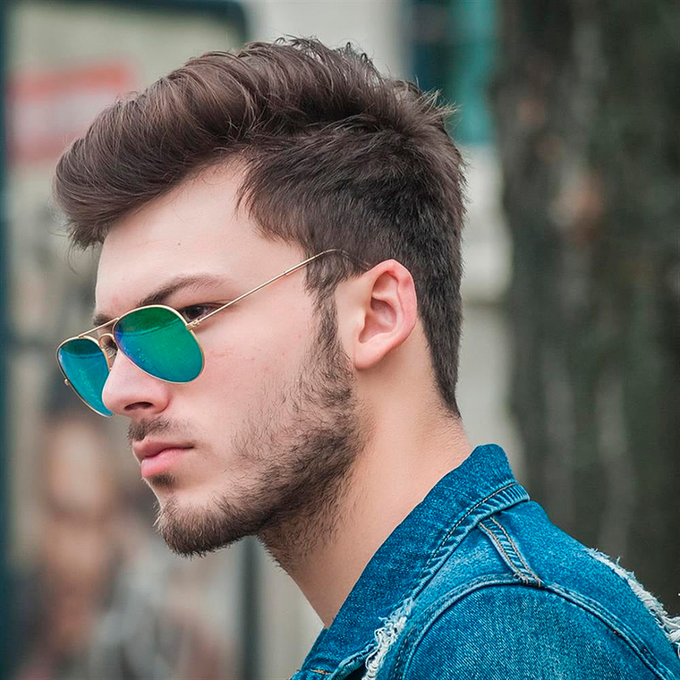 Lentes De Sol Ray Ban Aviador RB3025 112/19 Flash Lenses Green Espejado 5