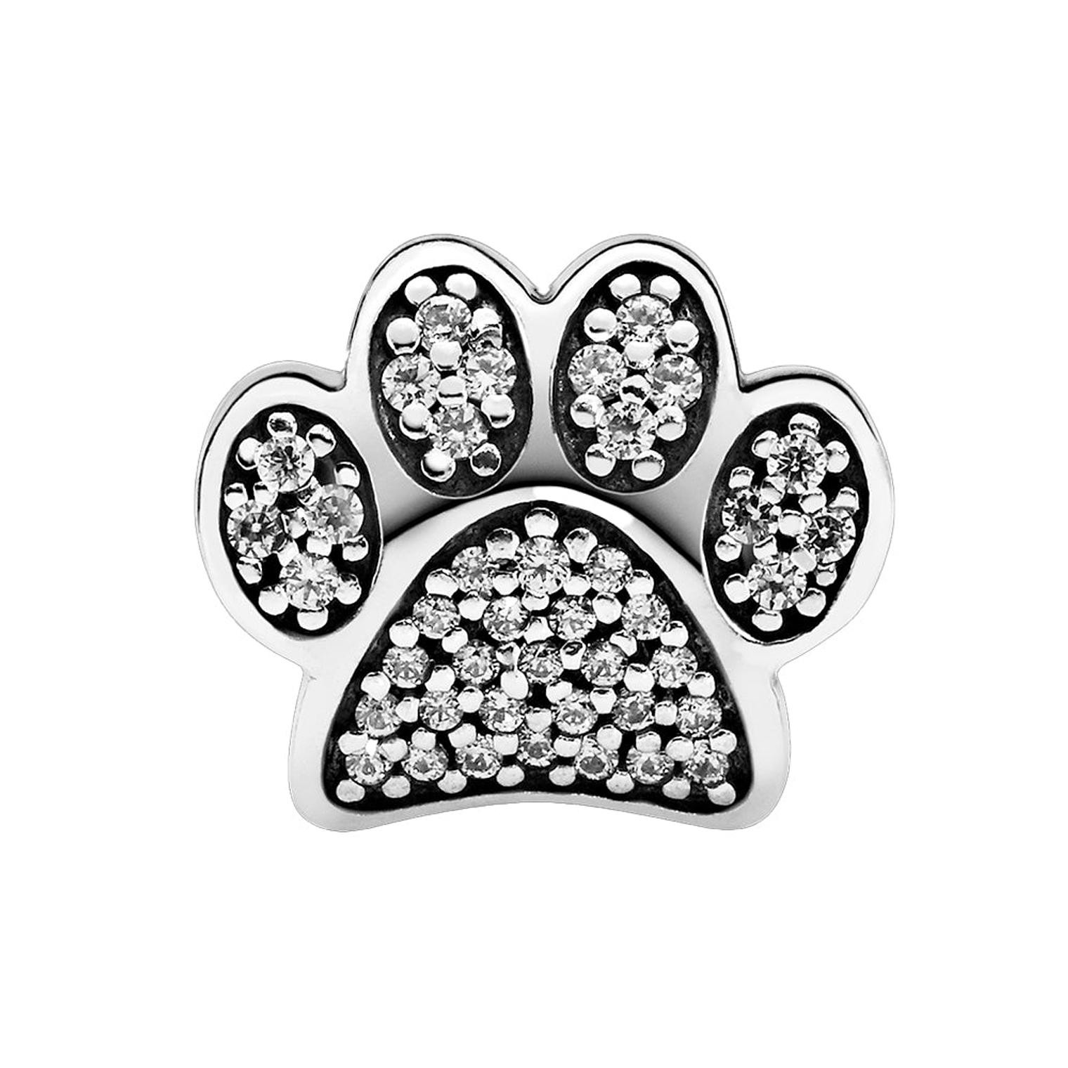 Charm Dije Pandora Original para Mujer 791714CZ Huella de Pata Brillante Plata s925 2