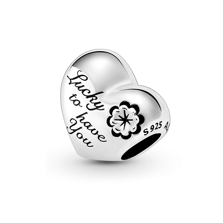 CYBER WOW Charm Dije Pandora Plata Corazón Flor Mama 799364C00 4