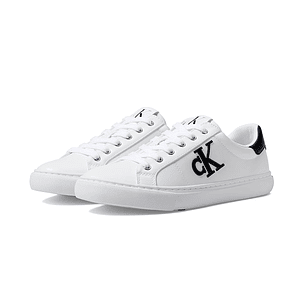 Zapatillas Calvin Klein Calysse Unisex Color Blanco y Negro Talla 38.5