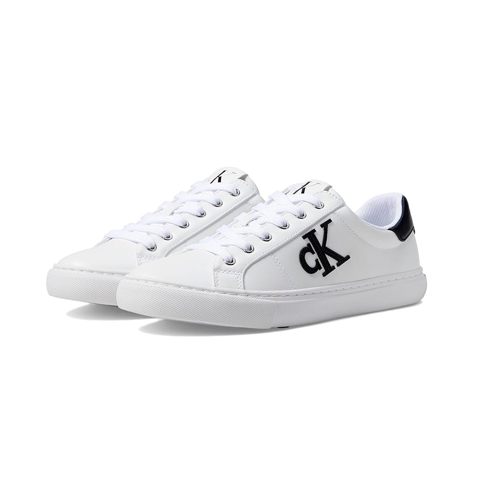 Zapatillas Calvin Klein Calysse Unisex Color Blanco y Negro Talla 38.5 1