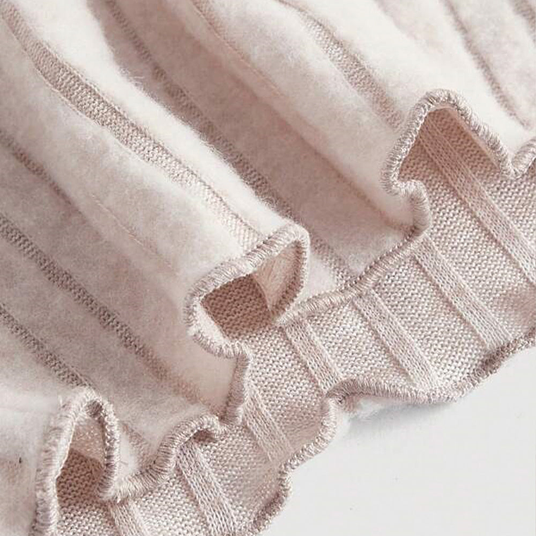 Camiseta Crop Unicolor Shein Mod Ribete Color Beige Talla S 4