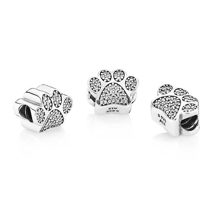 Charm Dije Pandora Original para Mujer 791714CZ Huella de Pata Brillante Plata s925 3