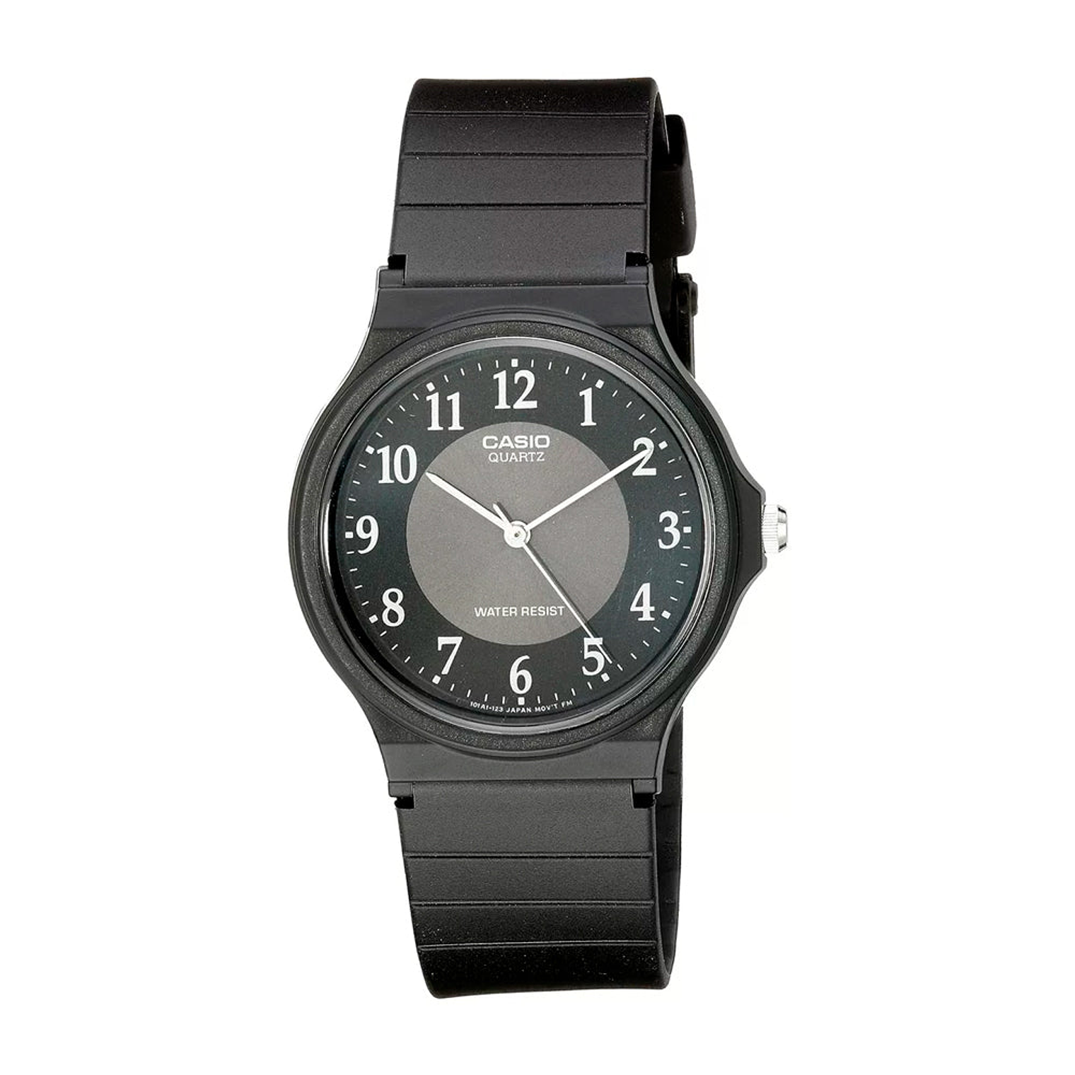 Reloj Analogo Casio Original Serie MQ-24-1B3LCF para Hombre en Silicona Color Negro 1