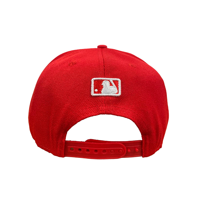 Gorra Snapback New Era 9Fifty Modelo New York Yankees MLB Color Rojo 3