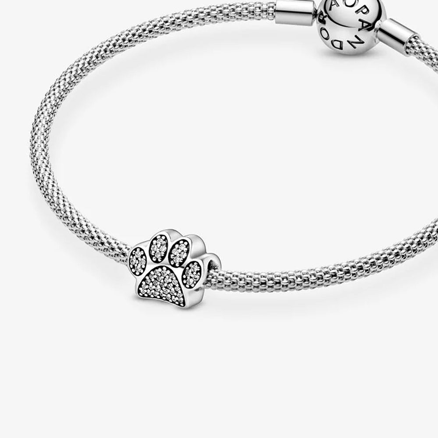Charm Dije Pandora Original para Mujer 791714CZ Huella de Pata Brillante Plata s925 4