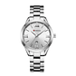 Reloj Análogo Curren Original KREb6319 para Mujer Acero Color Plateado - Miniatura 1