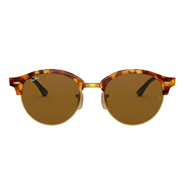 Lentes De Sol Ray Ban ClubRound RB4246 1160 Marron Brown Talla 51mm 3