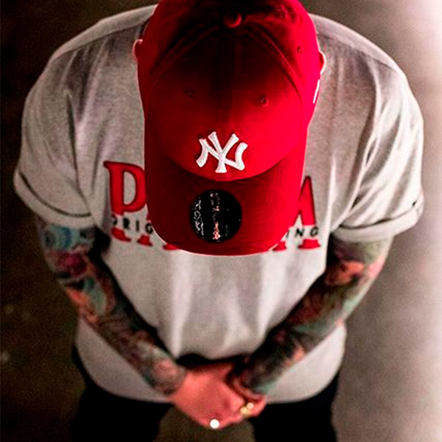 Gorra Snapback New Era 9Fifty Modelo New York Yankees MLB Color Rojo 4