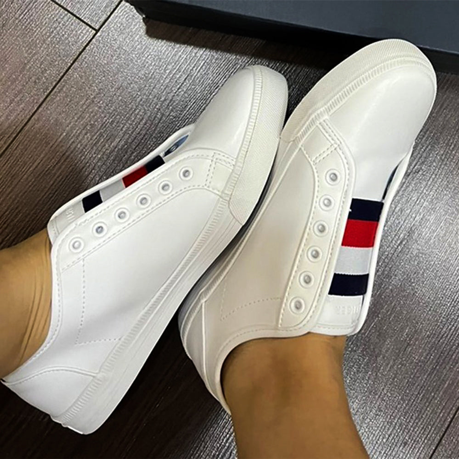 Zapatillas Tommy Hilfiger Anni Original Color Blanco Unisex 6