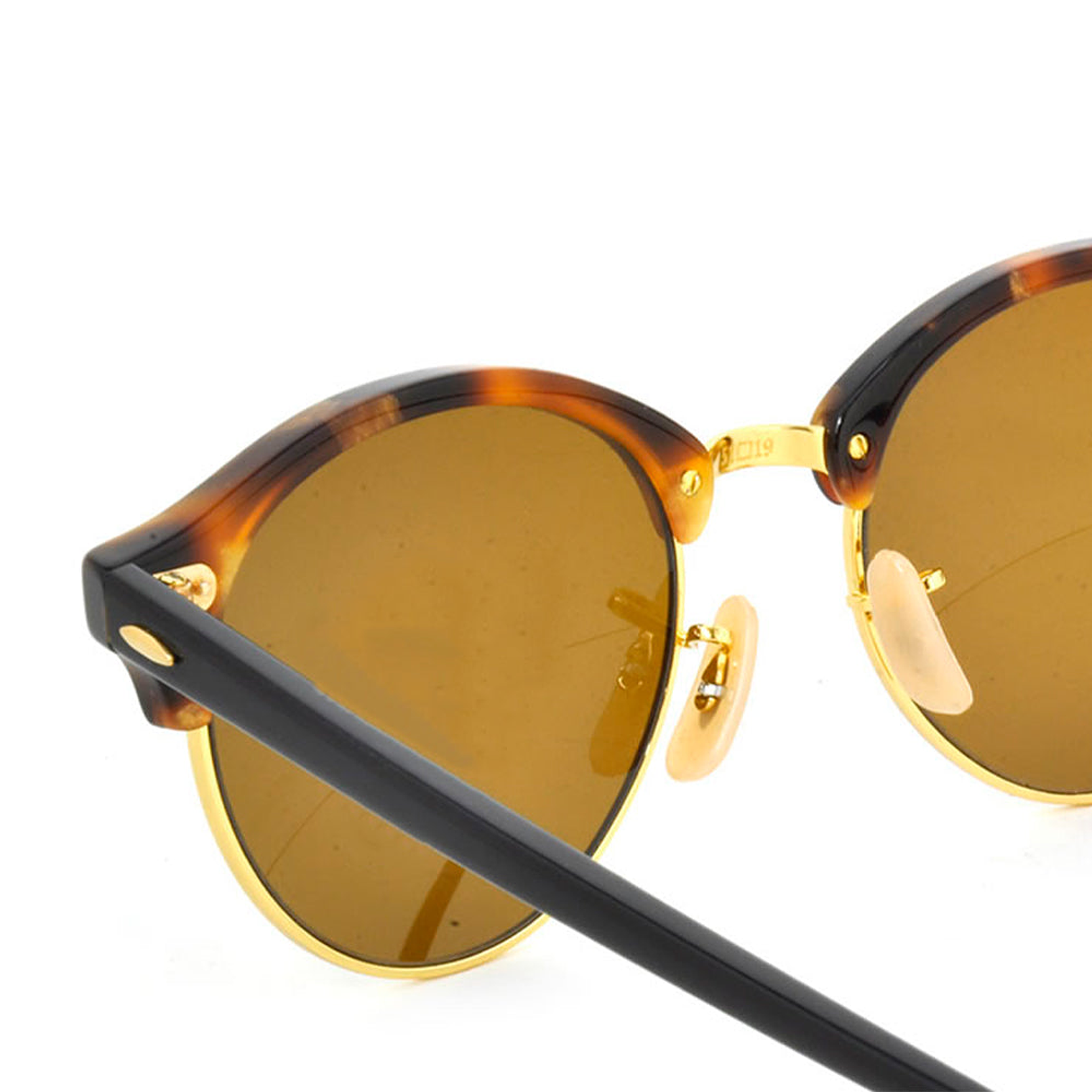 Lentes De Sol Ray Ban ClubRound RB4246 1160 Marron Brown Talla 51mm 5