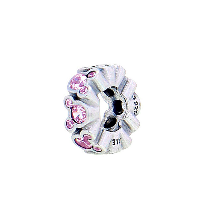 Clip Pandora Original para Mujer CZ 791456PCZ Disney Mickey Form Rosa 2