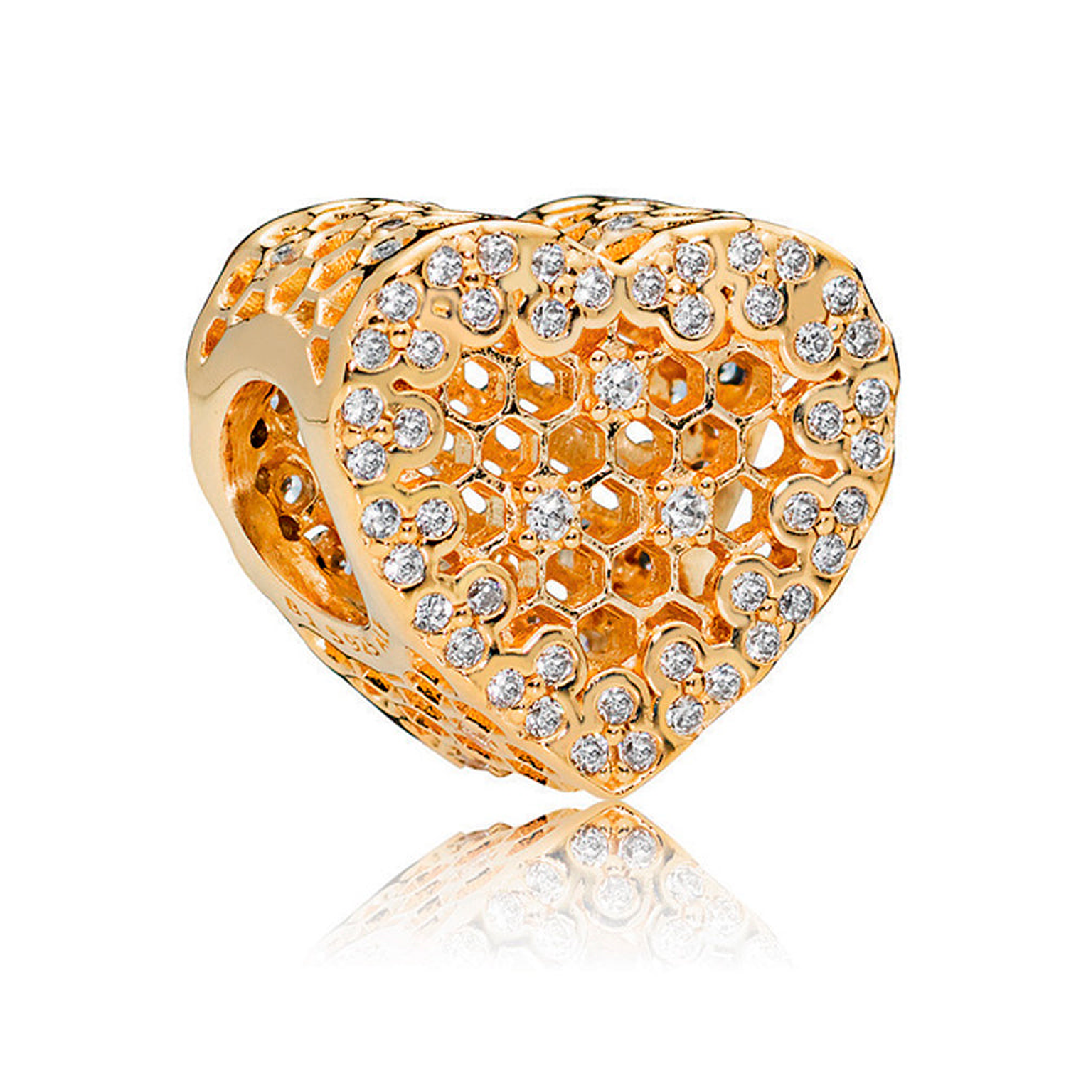 Charm Pandora Original para Mujer 767039CZ Honey Comp s925 1