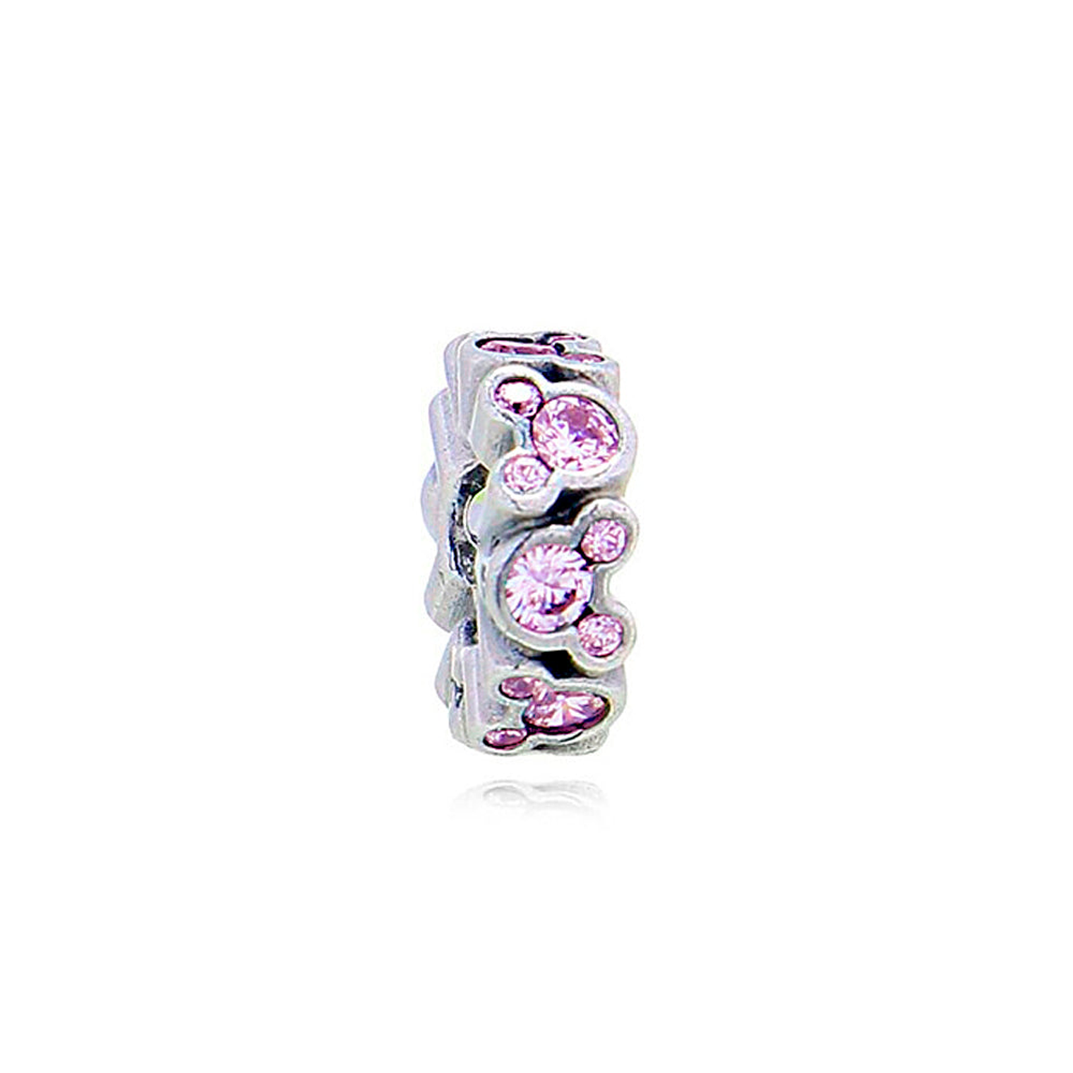 Clip Pandora Original para Mujer CZ 791456PCZ Disney Mickey Form Rosa 3