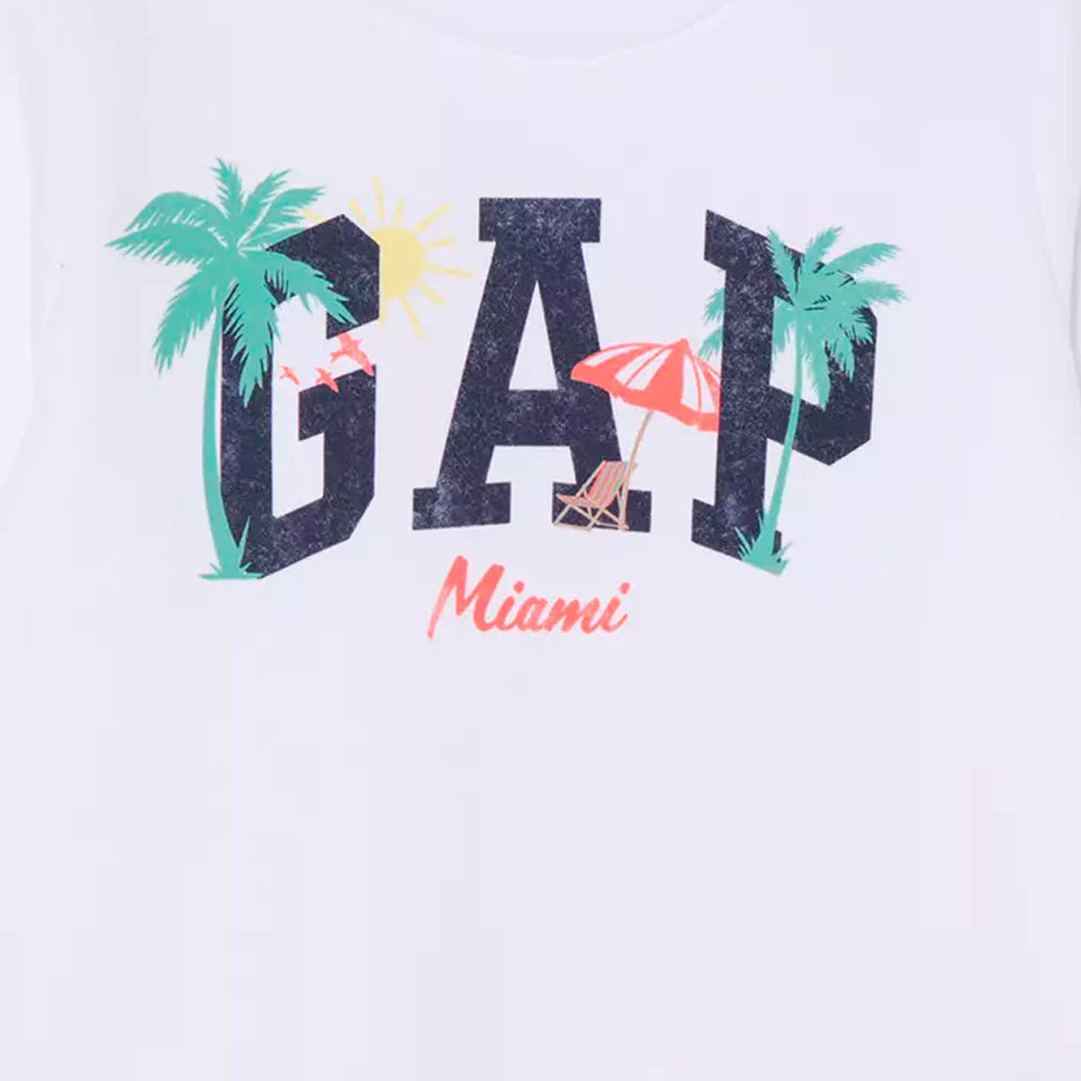 Buzo Gap Logo SweatShirt Color Blanco Talla XS 3