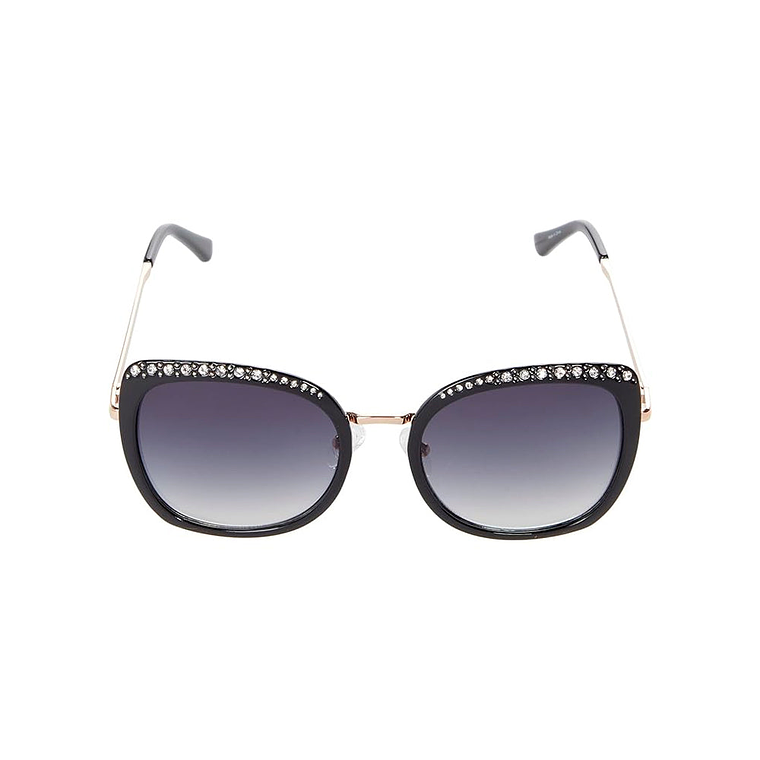 Lentes de Sol Guess Round GF0381 5601B Color Negro Talla 56mm 3