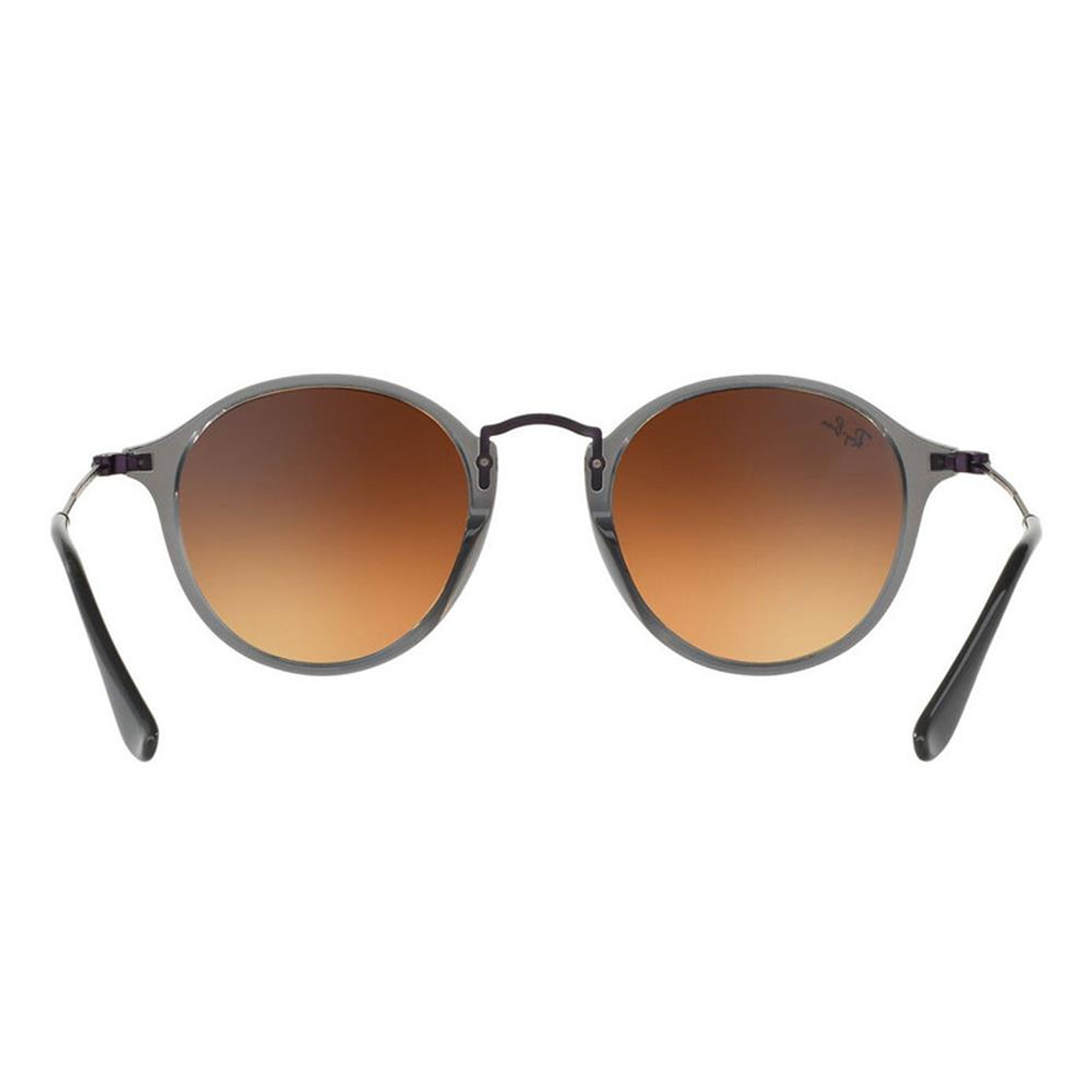 Lentes de Sol Ray Ban Round Icon Flat RB2447N 6255/4O Color Celeste Talla 49mm 4