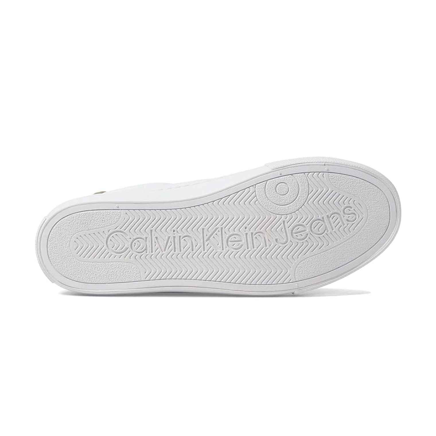 Zapatillas Calvin Klein Calysse Unisex Color Blanco y Dorado Talla 38.5 3