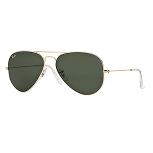 Lentes de Sol Ray Ban Aviador RB3025 L0205 Color Dorado Talla 58mm