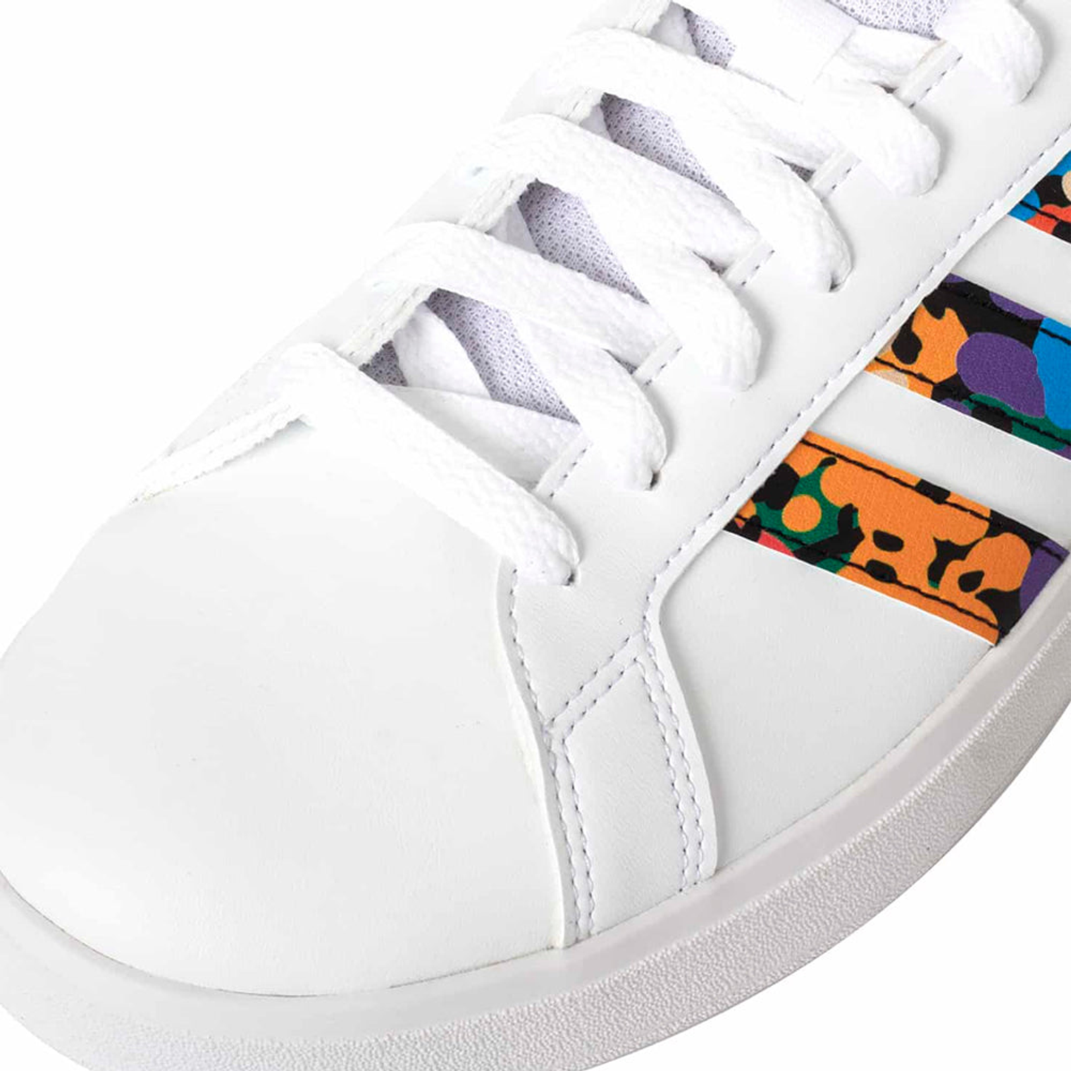 Zapatillas Deportivas Adidas Court Base 2.0 GY2490 Color Blanco Para Mujer 5