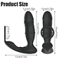 Vibrador anal de empuje con Anillo para retardo de Eyaculacion Tluda QL008 En Silicona Medica - Miniatura 2