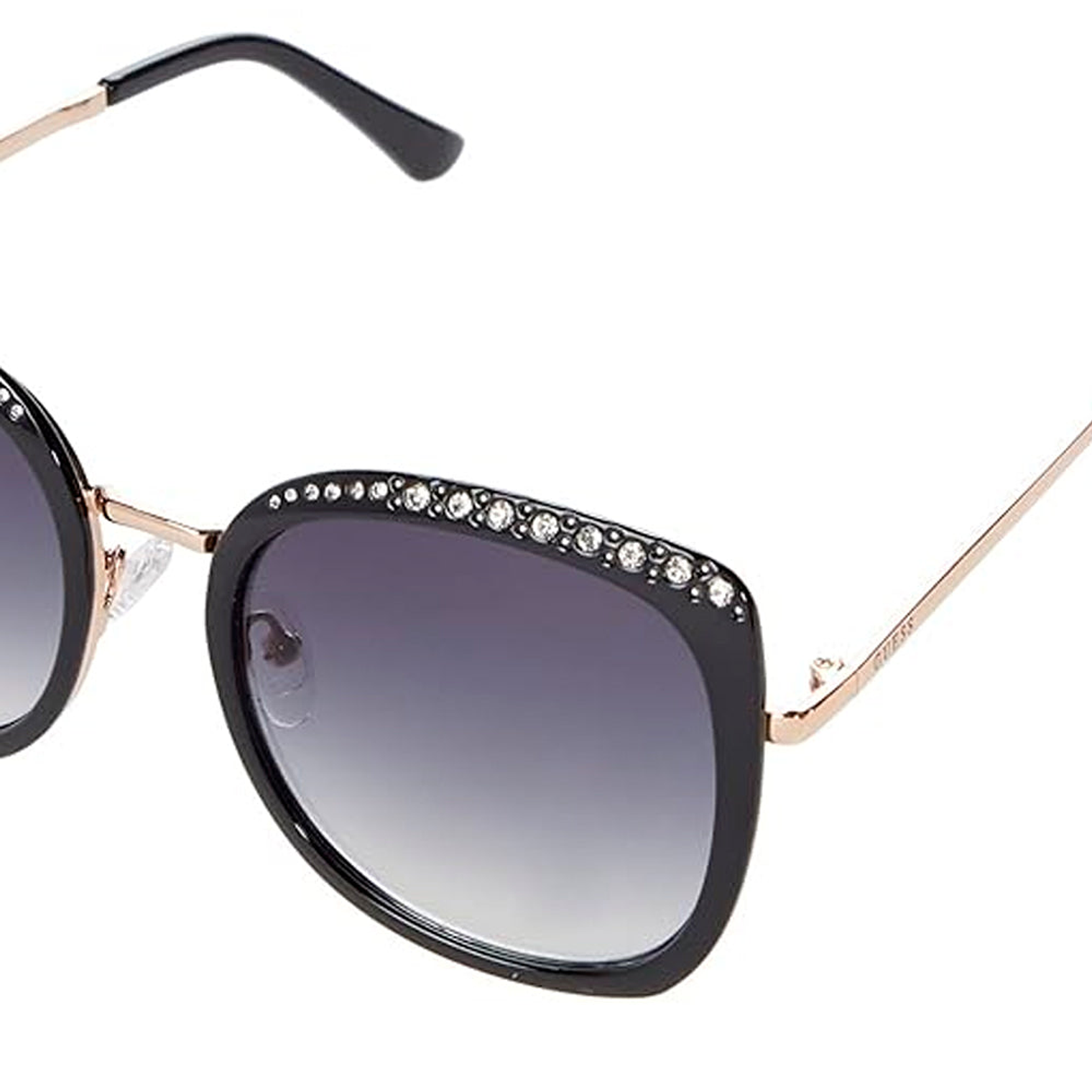Lentes de Sol Guess Round GF0381 5601B Color Negro Talla 56mm 5