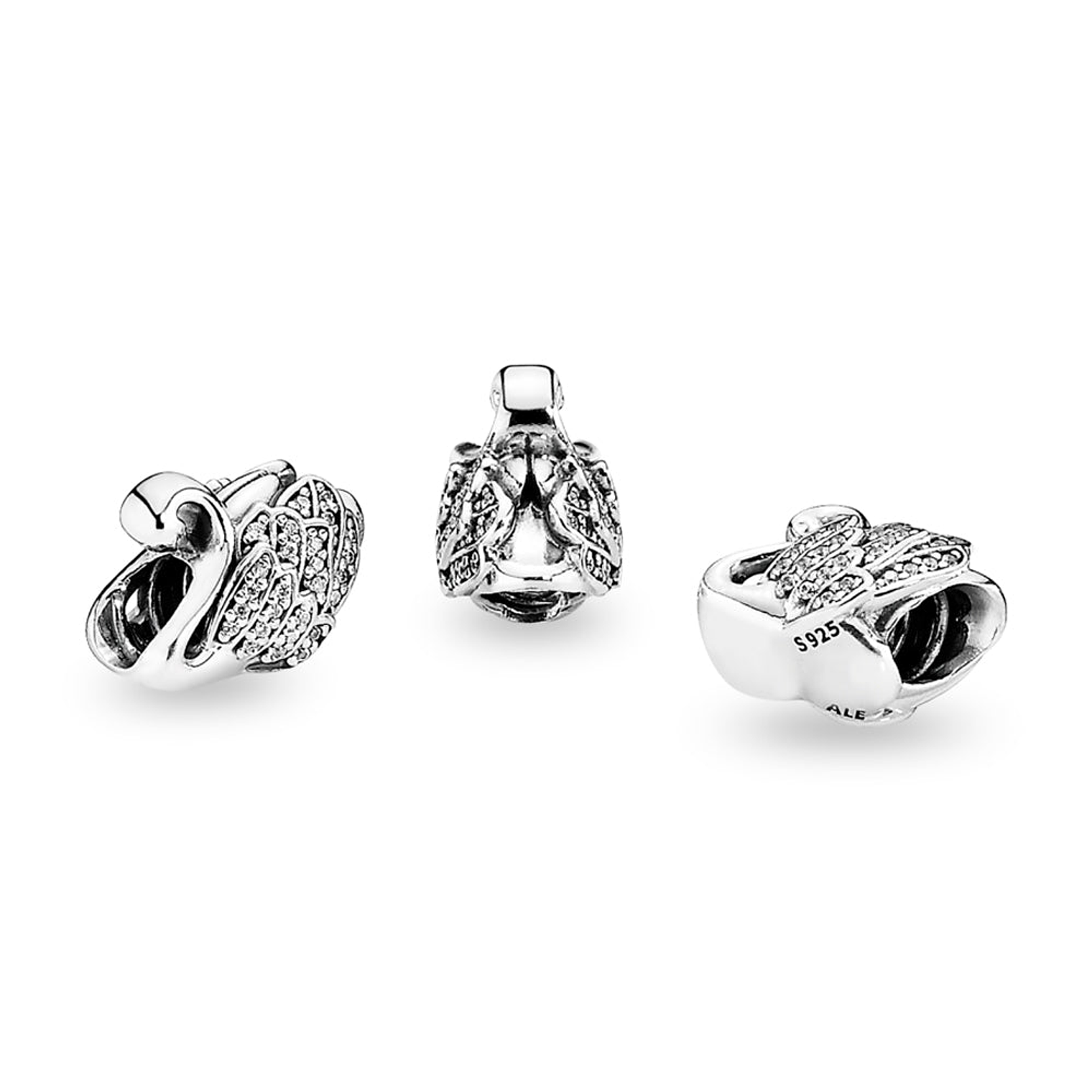 Charm Dije Pandora Original para Mujer 791732CZ Cisne Majestuoso Plata s925 2