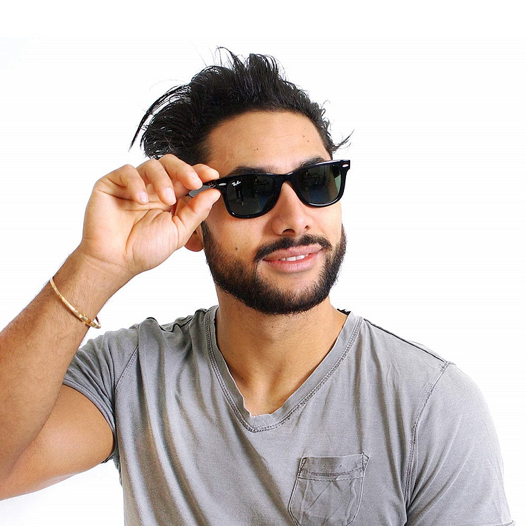 Lentes de Sol Ray Ban Degrade RB2140 901/71 Color Negro Talla 50mm 6