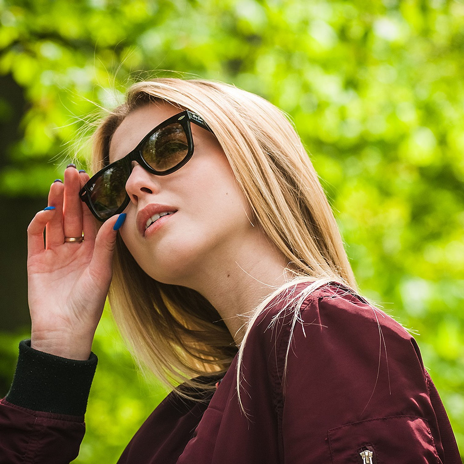 Lentes de Sol Ray Ban Wayfarer RB2140 902/51 Color Marron Talla 50mm 5