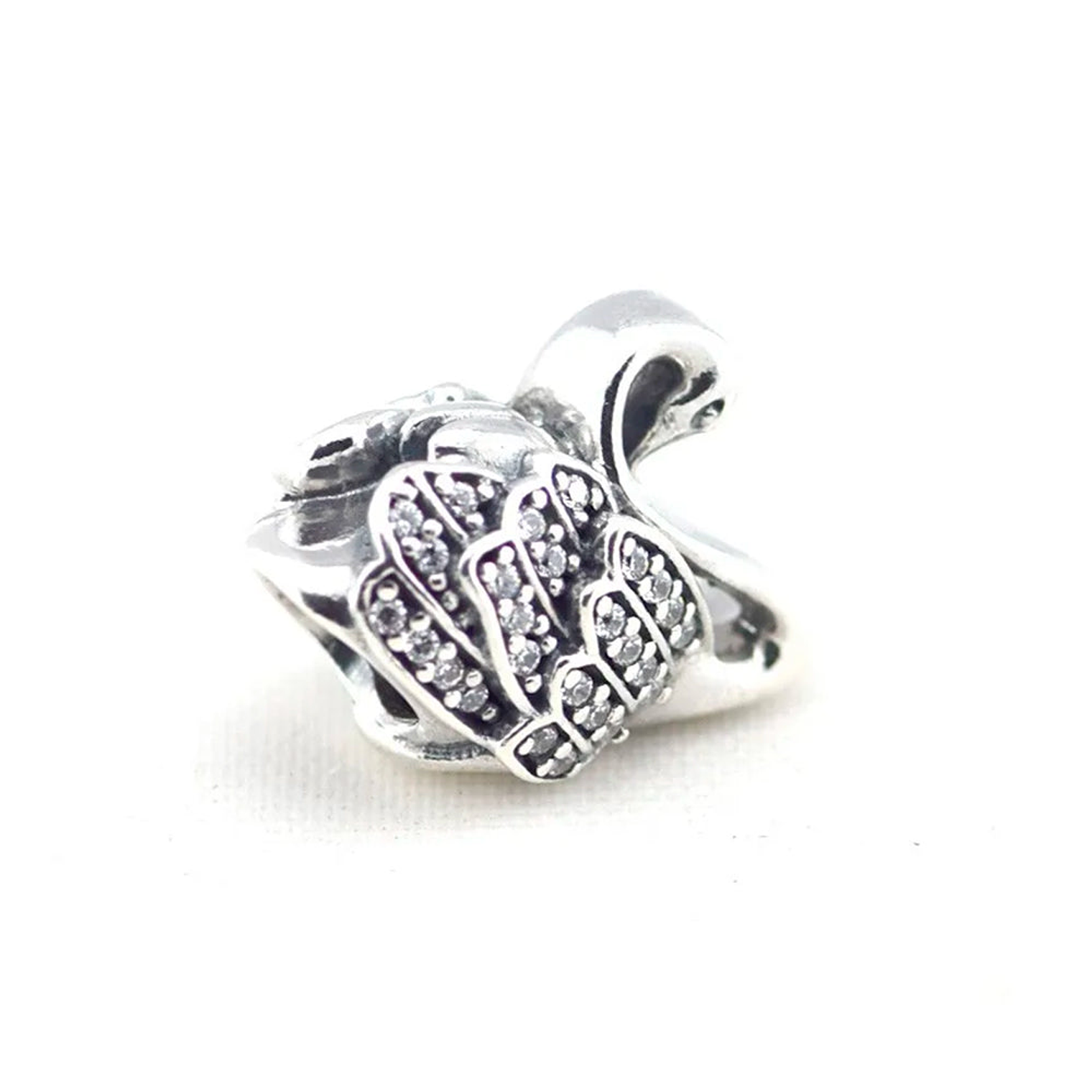 Charm Dije Pandora Original para Mujer 791732CZ Cisne Majestuoso Plata s925 4