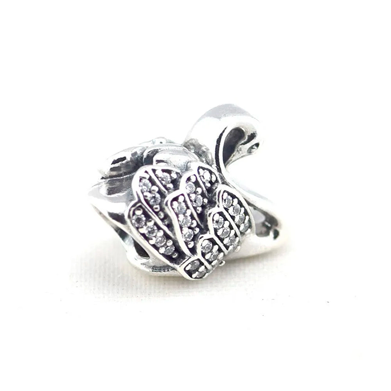 Charm Dije Pandora Original para Mujer 791732CZ Cisne Majestuoso Plata s925 4