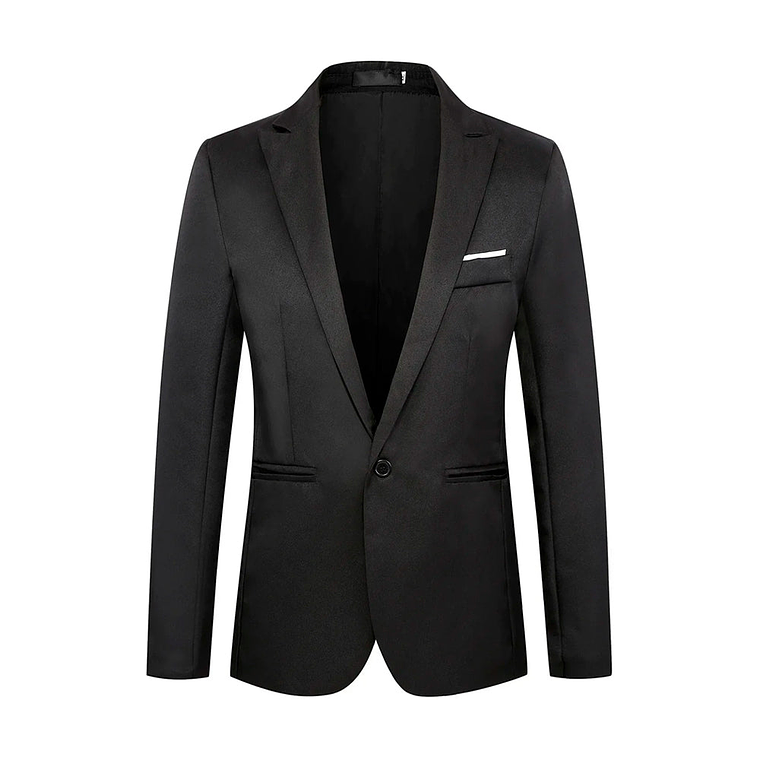 Blazer Casual para hombre en- Loaizar Tallado Color Negro Talla S 1