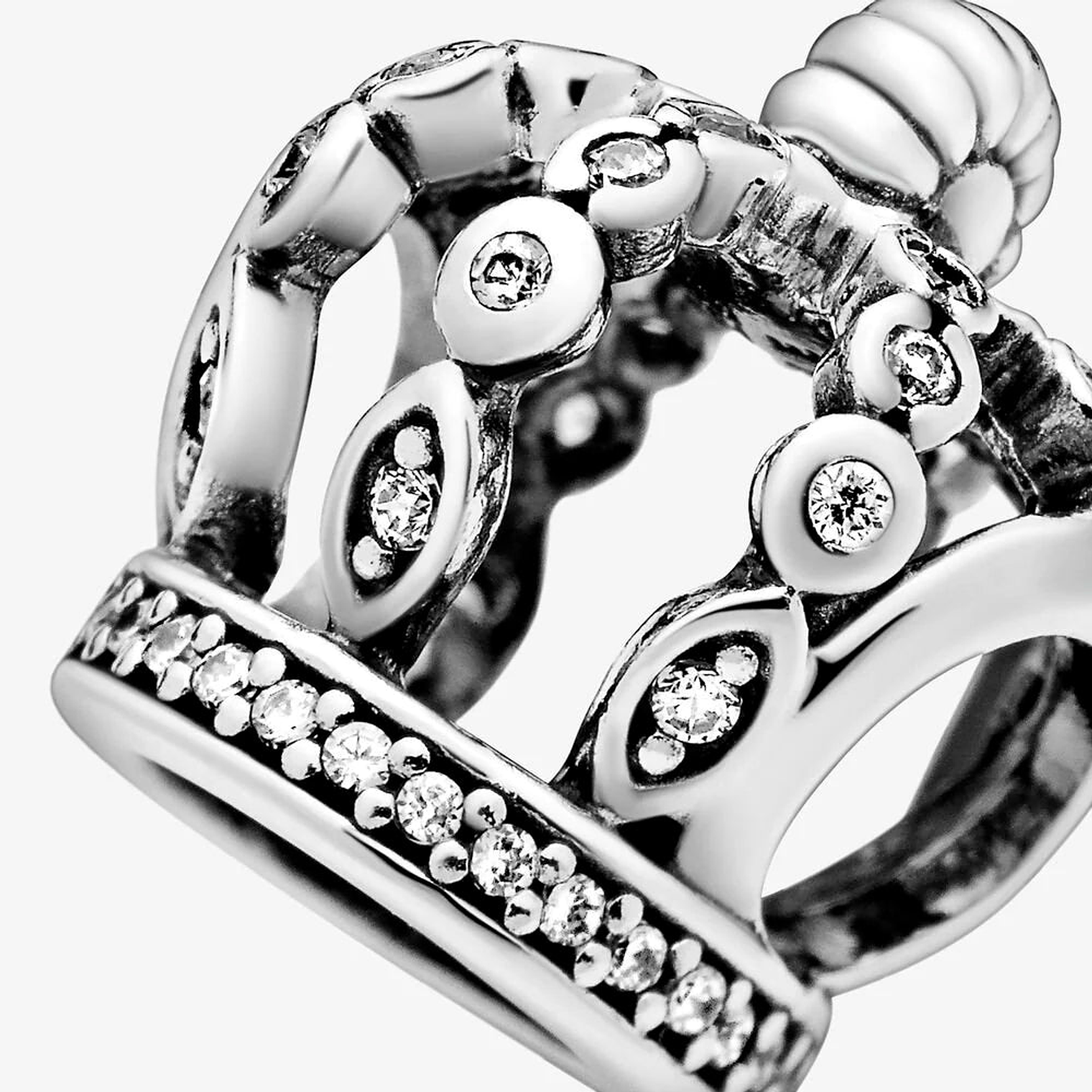 Charm Dije Pandora Original para Mujer 792058CZ Corona de Cuento de Hadas Plata 925 3
