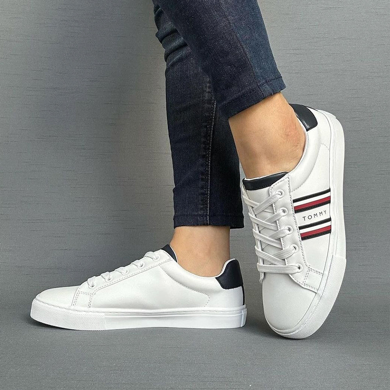 Zapatillas Tommy Hilfiger Lendon Original Color Blanco Unisex 6